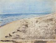 William Stott of Oldham Sand-dunes oil on canvas